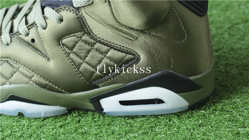 Air Jordan 6 Pinnacle Flight Jacket Green